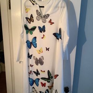 Very pretty long silky Butterfly dress